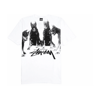 Stussy Doberman Tee White - Sneakerzone