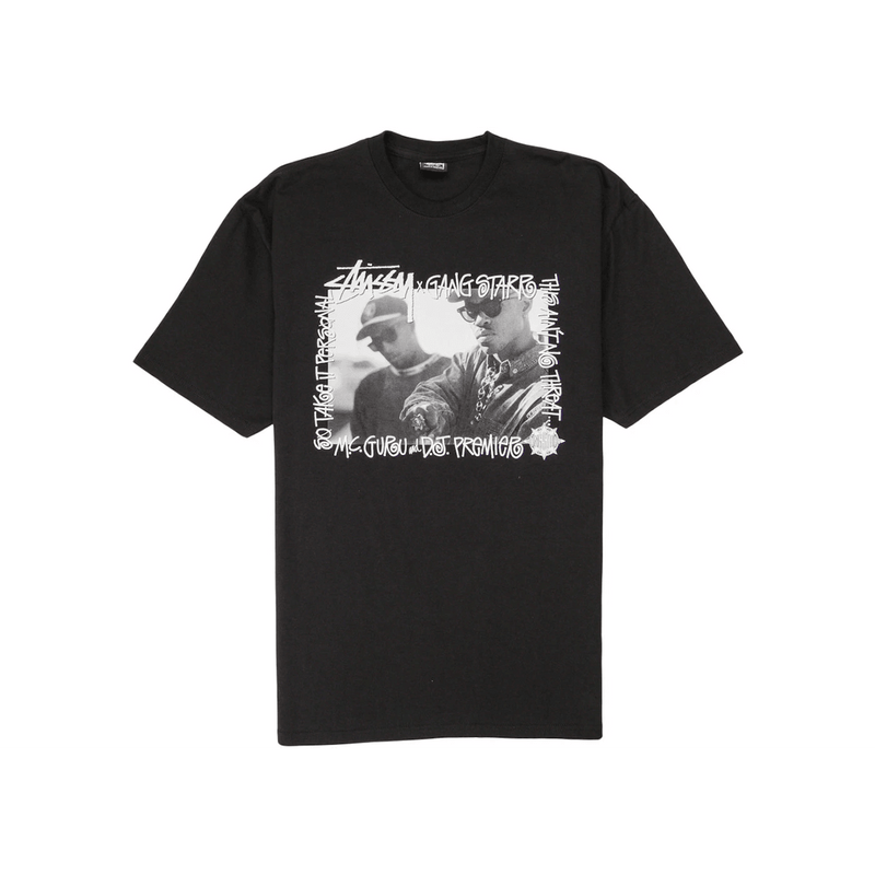 Stüssy Gang Starr Take It Personal Tee Black product image