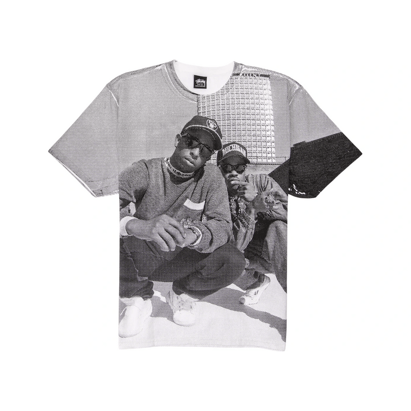 Stussy Gang Starr Tee Multicolor/White product image