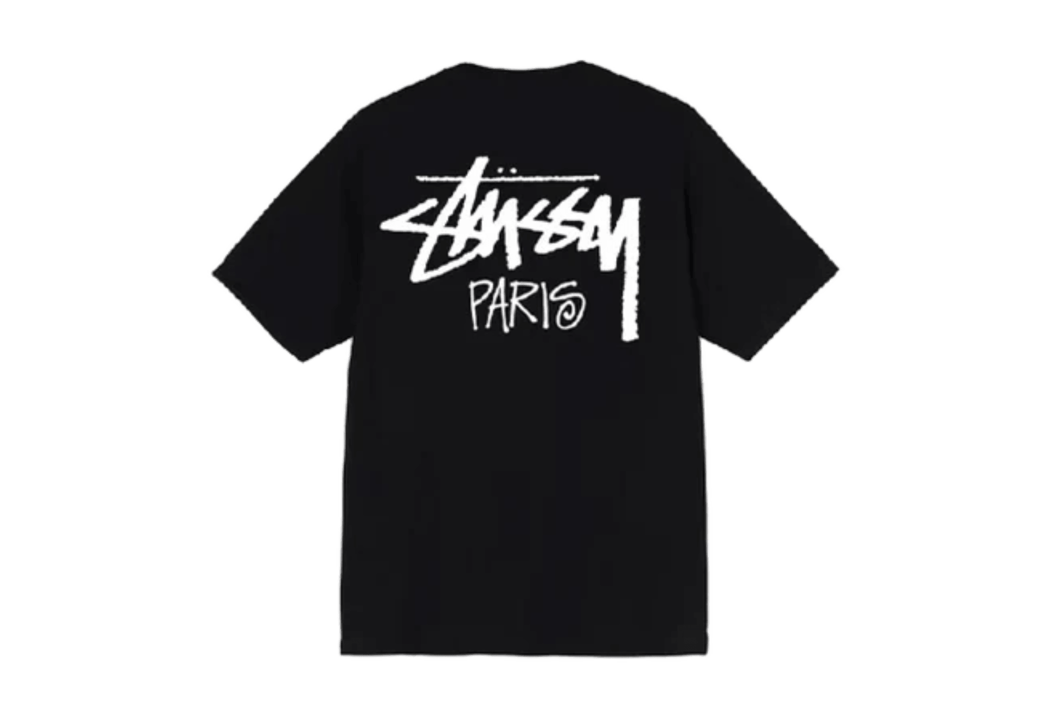 Stussy Paris Tee Black - Sneakerzone