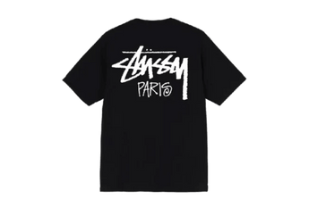 Stussy Paris Tee Black - Sneakerzone