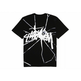 Stüssy Shattered Tee Black - Sneakerzone
