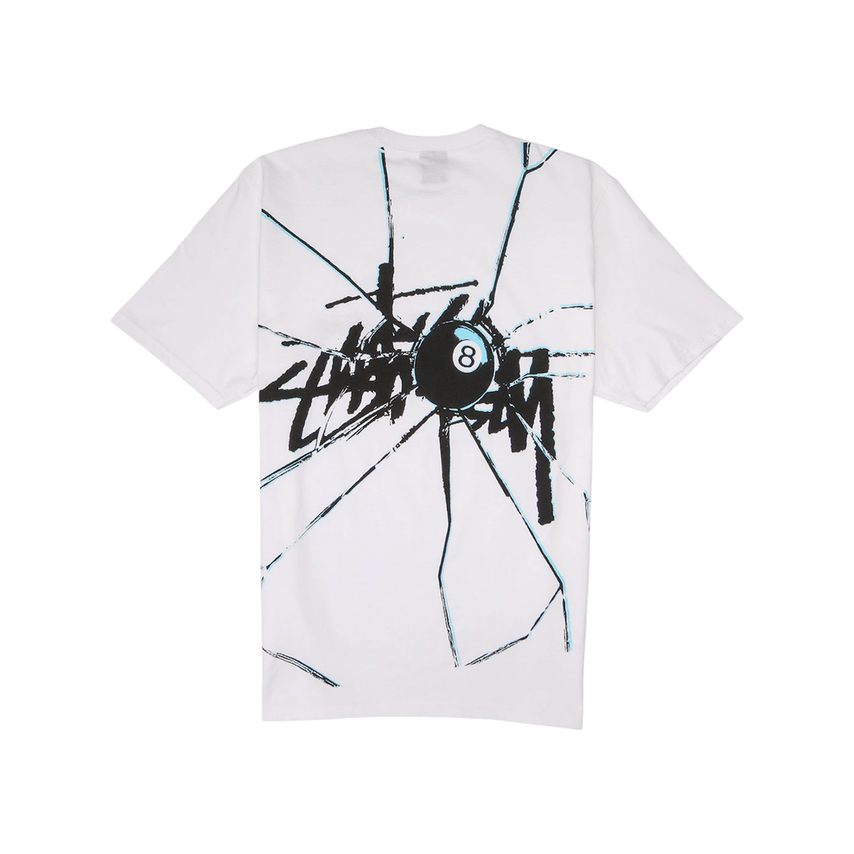 Stüssy Shattered Tee White - Sneakerzone