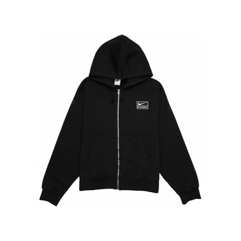 Stussy x Nike Stone Washed Fleece Zip Hoodie Black - Sneakerzone