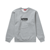 Supreme Box Logo Crewneck Heather Grey - Sneakerzone
