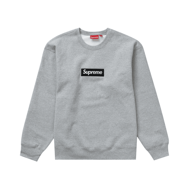 Supreme Box Logo Crewneck Heather Grey product image