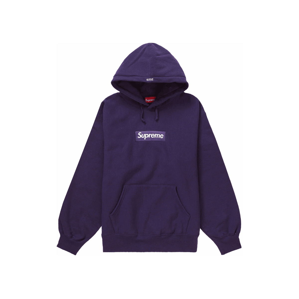 Supreme Box Logo Hooded Sweatshirt Dark Purple - Sneakerzone