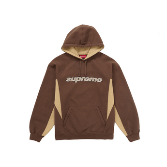 Supreme Division Hooded Sweatshirt Brown - Sneakerzone