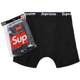 Supreme Hanes Boxer Briefs Black - Sneakerzone