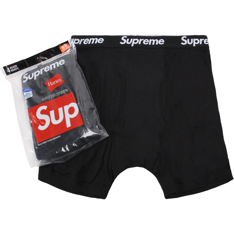 Supreme Hanes Boxer Briefs Black product image