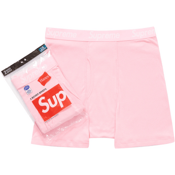 Supreme Hanes Boxer Briefs Pink - Sneakerzone