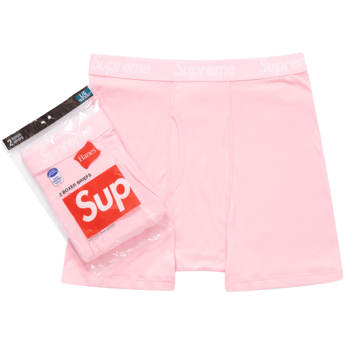 Supreme Hanes Boxer Briefs Pink - Sneakerzone