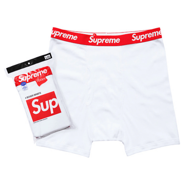 [Supreme×HANES] BOXER BRIEFS White (M) supreme-hanes-boxer-briefs-