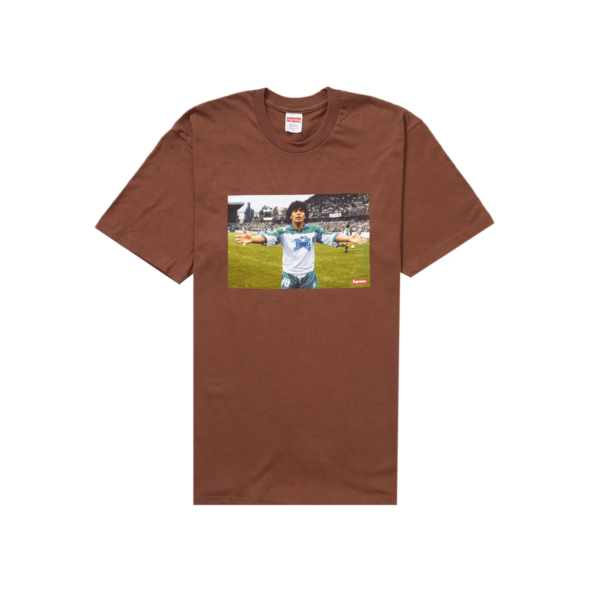 Supreme Maradona Tee Brown - Sneakerzone