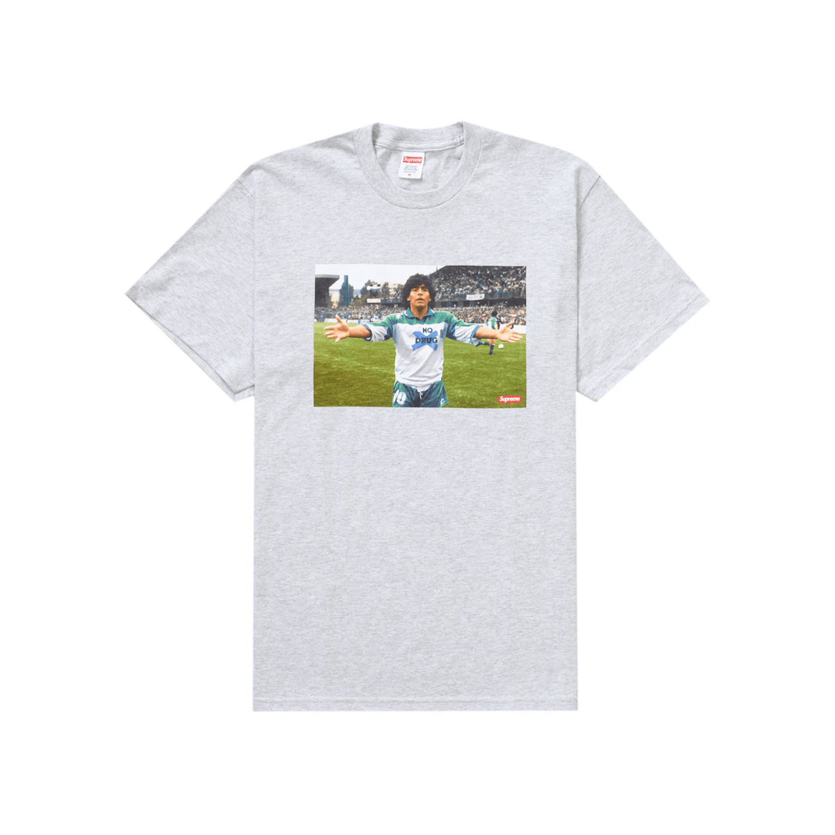 Supreme Maradona Tee Grey - Sneakerzone