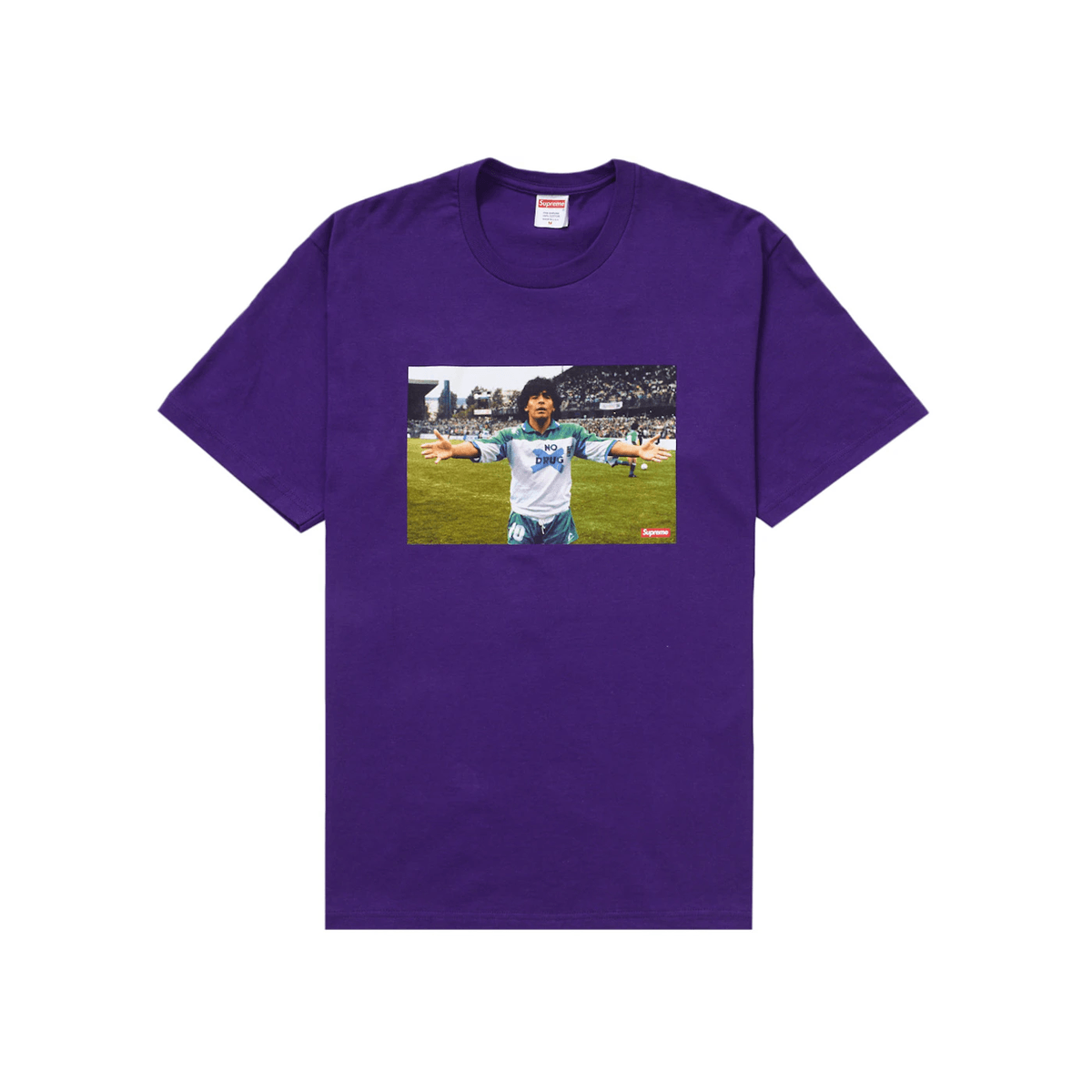 Supreme Maradona Tee Purple - Sneakerzone