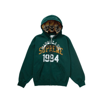 Supreme MM6 Maison Margiela Zip Up Hooded Sweatshirt Dark Green - Sneakerzone