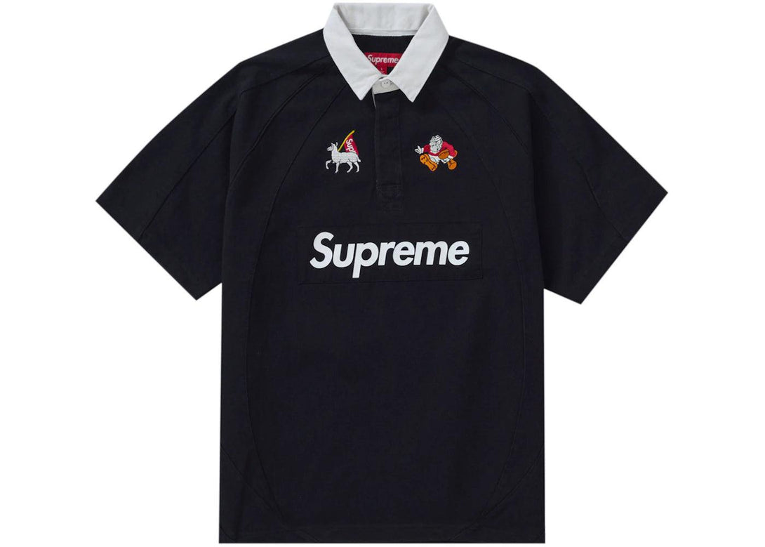 Supreme S/S Rugby Black - Sneakerzone