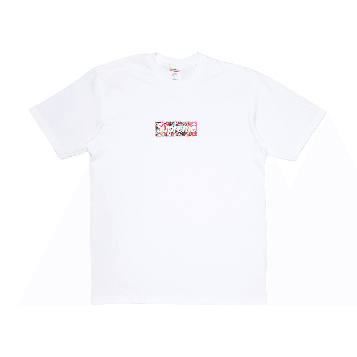 Supreme Takashi Murakami COVID-19 Relief Box Logo Tee White