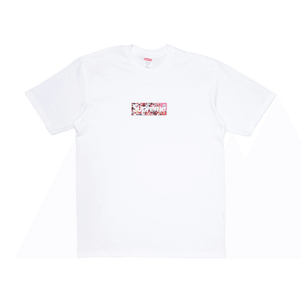 Supreme Takashi Murakami COVID-19 Relief Box Logo Tee White