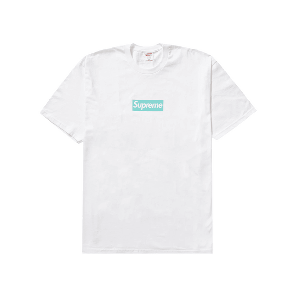 Supreme Tiffany & Co. Box Logo Tee White - Sneakerzone Supreme Tiffany & Co. Box Logo Tee White - Sneakerzone