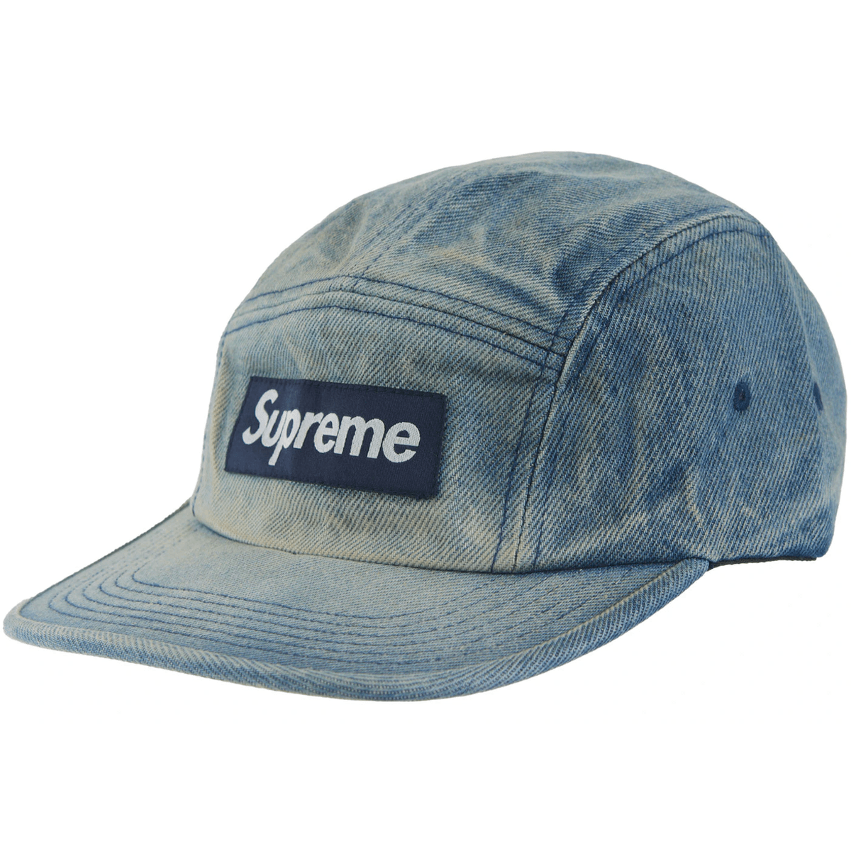 Supreme Washed Chino Twill Camp Cap Dirty Indigo | Sneakerzone