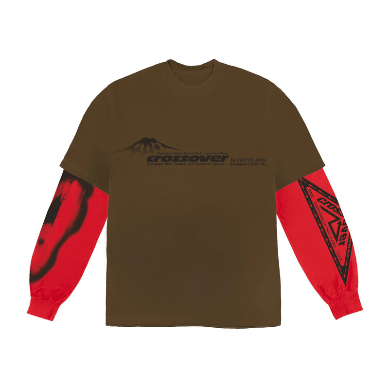 Travis Scott Cactus Jack Crossover Longsleeve Tee Brown product image