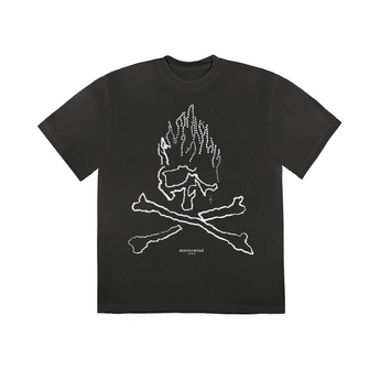 Travis Scott Cactus Jack For Mastermind Skull T-shirt Black - Sneakerzone