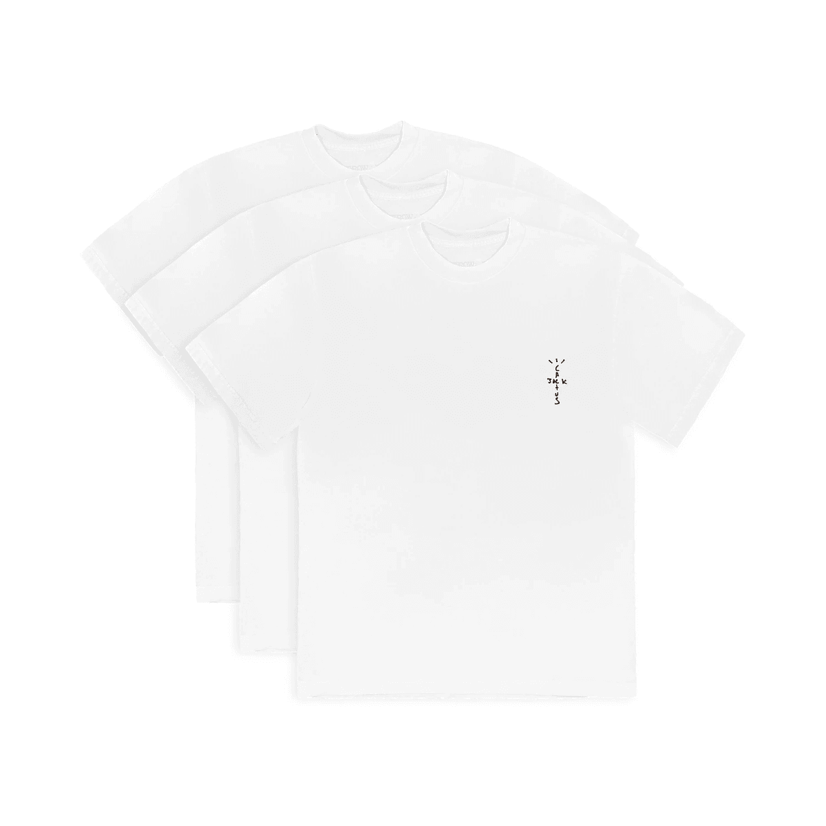 Travis Scott Cactus Jack White T-Shirt (3 Pack) - Sneakerzone