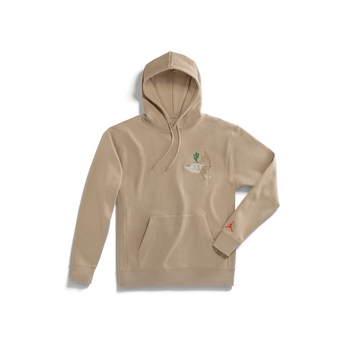 Travis Scott Cactus Jack x Jordan Pullover Hoodie Khaki/University Red - Sneakerzone