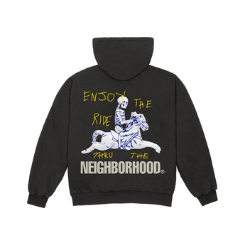 Travis Scott Cactus Jack x Neighborhood Carousel Hoodie Black - Sneakerzone