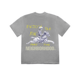 Travis Scott Cactus Jack x Neighborhood Carousel T-shirt Grey - Sneakerzone