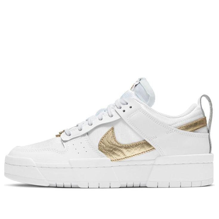 Dunk Low Disrupt White Metallic Gold product image