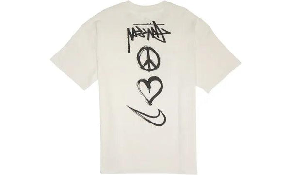 Nike x Stüssy Peace, Love, Swoosh T-shirt White - Sneakerzone