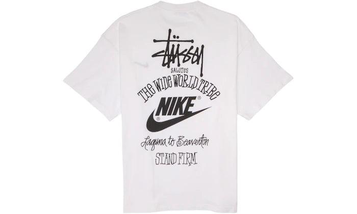 Nike x Stüssy The Wide World Tribe T-Shirt White - Sneakerzone