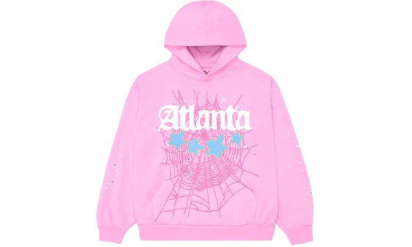 Sp5der Atlanta Hoodie Pink - Sneakerzone