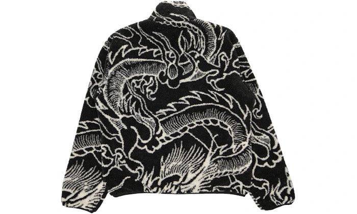 Stüssy Dragon Sherpa Jacket Black - Sneakerzone