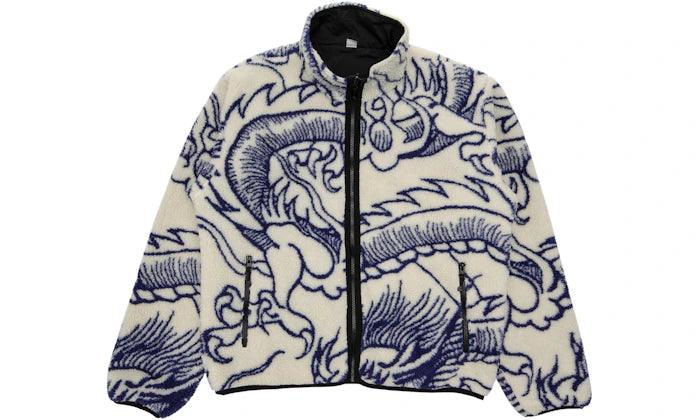 Stüssy Dragon Sherpa Jacket Natural - Sneakerzone