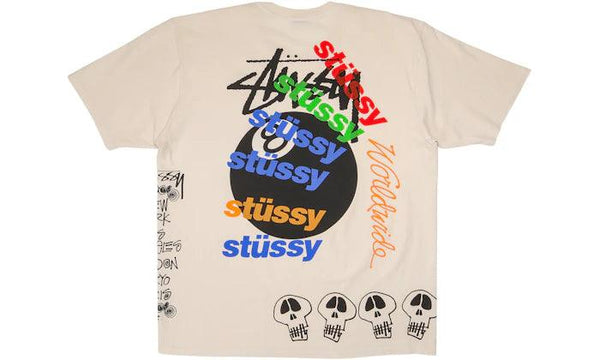Stüssy Test Strike Pigment Dyed Tee Natural - Sneakerzone