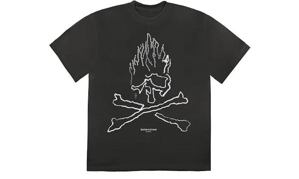 Travis Scott Cactus Jack For Mastermind Skull T-shirt Black - Sneakerzone