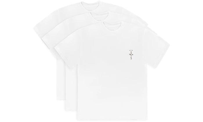 Travis Scott Cactus Jack White T-Shirt (3 Pack) - Sneakerzone