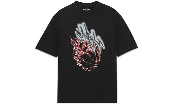 Travis Scott x Jordan Flight Graphic T-Shirt Black - Sneakerzone