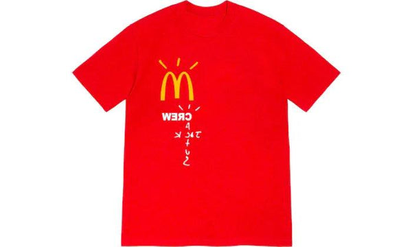 Travis Scott x McDonald's Crew T-shirt Red - Sneakerzone