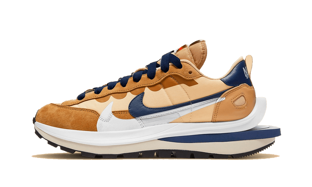 Vaporwaffle X Sacai Tan Navy - Sneakerzone